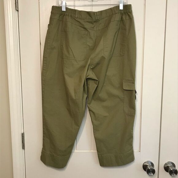 Ruby Rd. Zip Front Cargo Capris Size 16 - Picture 5 of 7